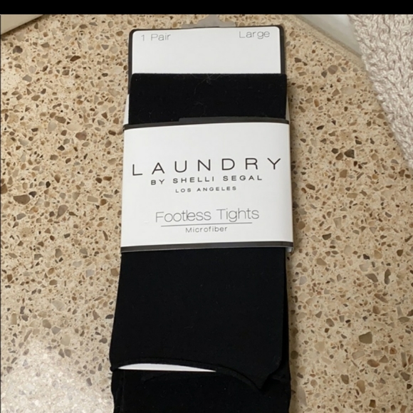 Laundry By Shelli Segal Other - LAUNDRY by Shelli Segal Footless Tights size Large